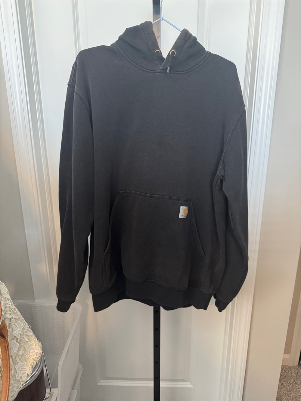 Carhartt Dark Charcoal Hooded Pullover Sweatshirt